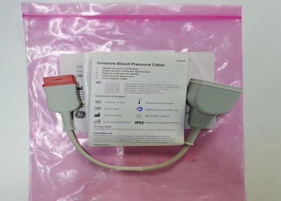 30cm GE cáp huyết áp xâm lấn với bộ điều hợp IBP kép 2005772-001