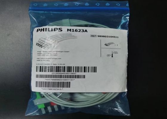 PHILIP M1623A Phương tiện tiêu thụ thiết bị y tế, 5 Cáp ECG chì 989803104511