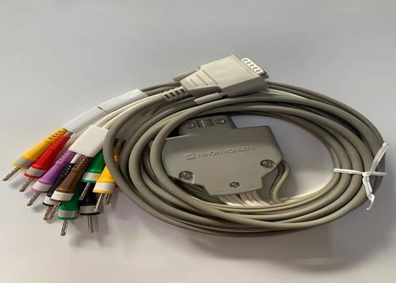 Cáp tiêu thụ thiết bị y tế tiêu chuẩn của EU BJ-961D cho máy điện tim