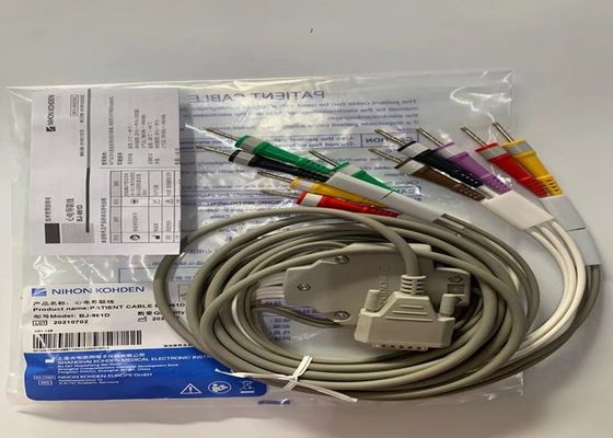 Cáp tiêu thụ thiết bị y tế tiêu chuẩn của EU BJ-961D cho máy điện tim