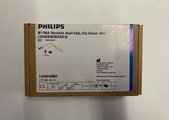 Philip M1196A Adult Spo2 Sensor tái sử dụng 3m D Head 8 pin Màu trắng