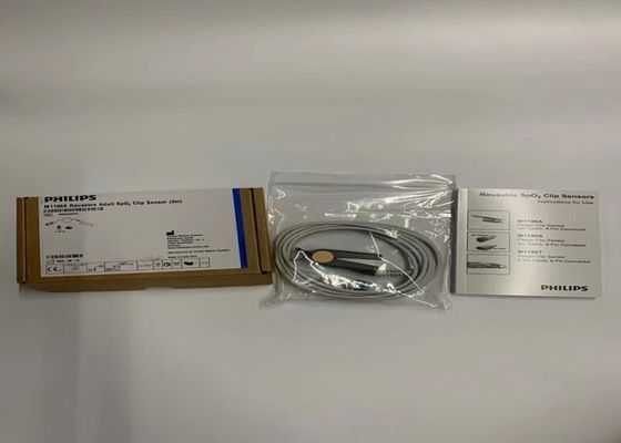 Philip M1196A Adult Spo2 Sensor tái sử dụng 3m D Head 8 pin Màu trắng