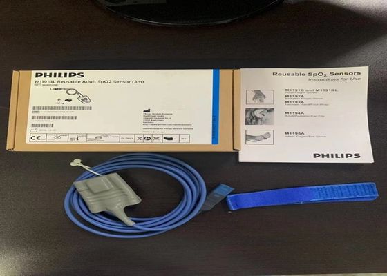 PHILIP M1191BL Adult Spo2 Sensor Sử dụng nhiều lần 3m D Head 8 Pins Ref 989803144381
