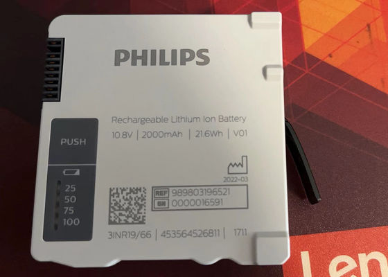 989803196521 pin lithium ion sạc lại cho Philip IntelliVue máy theo dõi bệnh nhân