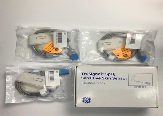 3 PC trong một hộp TruSignal SpO2 cảm biến da nhạy cảm 9 chân / tái sử dụng