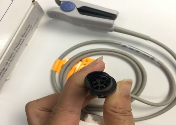 1M Các thiết bị y tế, GE Trusignal Spo2 Finger Sensor Ref TS-F1-H Round Head