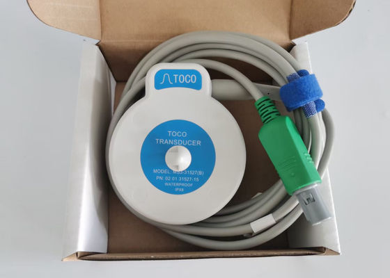MS3-31527 Toco Transducer Probe 6 Needle Single Slot Blue Ribbon Velcro 2,5m chiều dài
