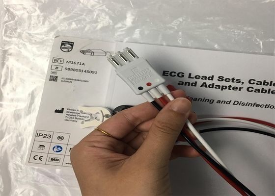 AMMI ICU ECG Set dẫn dây cáp M1671A TPU vật liệu cho giám sát ECG
