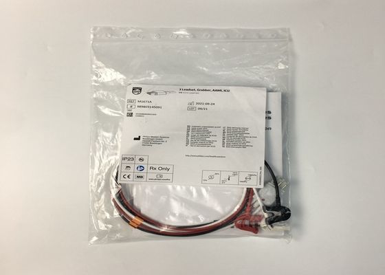 AMMI ICU ECG Set dẫn dây cáp M1671A TPU vật liệu cho giám sát ECG