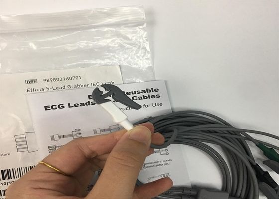 PHLIP Efficia tái sử dụng 5 dây dẫn ECG IEC Limb cho người lớn