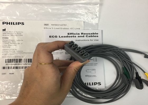 PHLIP Efficia tái sử dụng 5 dây dẫn ECG IEC Limb cho người lớn