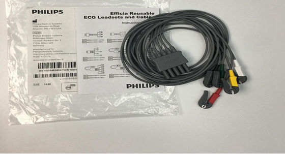 PHLIP Efficia tái sử dụng 5 dây dẫn ECG IEC Limb cho người lớn