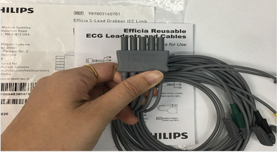 PHLIP Efficia tái sử dụng 5 dây dẫn ECG IEC Limb cho người lớn
