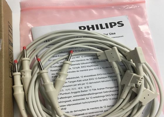 PHLIP ECG phụ tùng thay thế, AMMI IEC 12 dẫn ECG chân tay dẫn 1.4M 989803151731