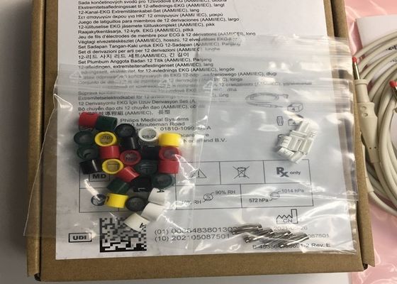 PHLIP ECG phụ tùng thay thế, AMMI IEC 12 dẫn ECG chân tay dẫn 1.4M 989803151731