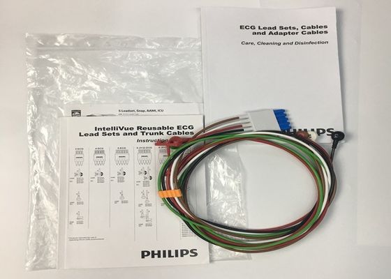 Phlip M1644A Intellivue ECG Cable 5 Chốt tái sử dụng 989803144991