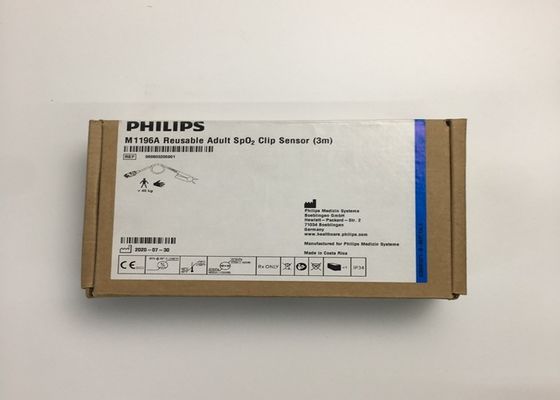 Phlip M1196A ECG phụ tùng thay thế, Finger Clip Sensor 3M Với 8 Pin Connector