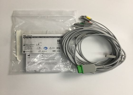 Các bộ phận thay thế ECG Multi Link Cáp 3 dẫn với dây dẫn Grabber tích hợp 3.6M