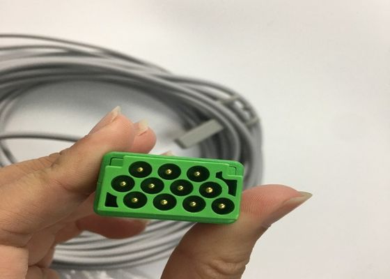 3 dẫn ECG thân cáp 2106309-002 với tích hợp Grabber dẫn dây 12FT