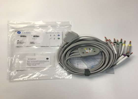 10 Các bộ phận thay thế ECG chì Cáp GE2104726-001 Tiêu chuẩn EU