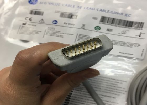 10 Các bộ phận thay thế ECG chì Cáp GE2104726-001 Tiêu chuẩn EU
