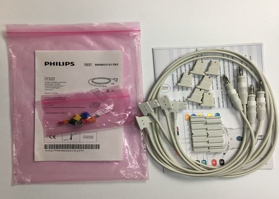 989803151761 Các thiết bị y tế tiêu thụ 4 dẫn cho TC50 Phlip Patient Monitor
