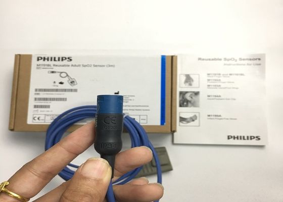 Phlip M1191BL Chiếc thiết bị y tế phụ tùng, cảm biến SpO2 cho người lớn 3M D hình 8 chân