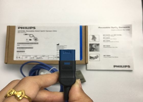 Phlip M1191BL Chiếc thiết bị y tế phụ tùng, cảm biến SpO2 cho người lớn 3M D hình 8 chân