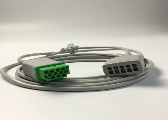 GE Người lớn Multi Link ECG dẫn cáp 3 dẫn 5 dẫn 3.6M 12ft 2017003-001