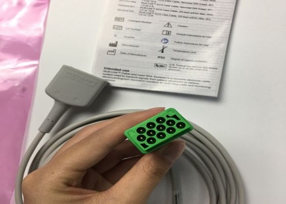 GE Người lớn Multi Link ECG dẫn cáp 3 dẫn 5 dẫn 3.6M 12ft 2017003-001
