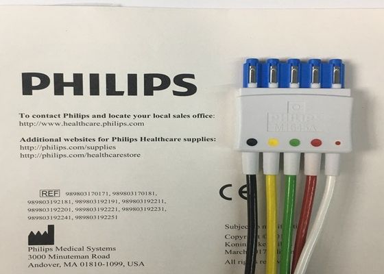 M1645A IntelliVue Thiết bị y tế phụ tùng dây cáp 5 Leadset