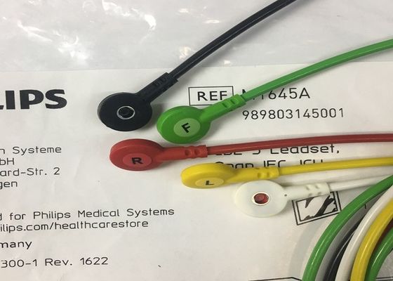 M1645A IntelliVue Thiết bị y tế phụ tùng dây cáp 5 Leadset