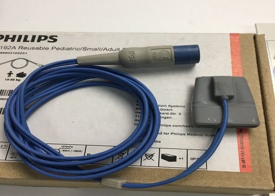 M1192A Cảm biến SpO2 ngón tay nhỏ có thể lấy lại cho trẻ em trưởng thành hình dạng D 8 chân 1,5M