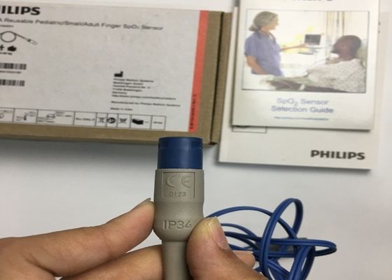 M1192A Cảm biến SpO2 ngón tay nhỏ có thể lấy lại cho trẻ em trưởng thành hình dạng D 8 chân 1,5M