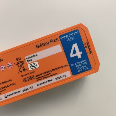 Nihon Kohden AED Thiết bị chống rung pin màu cam AED-2100aed-2150aed-215aed-2152 Nkpb-28271k X217A