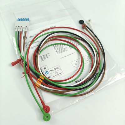 989803144991 Phụ kiện giám sát bệnh nhân PHILIP CBL 5 Leadset Snap AAMI ICU REF M1644A