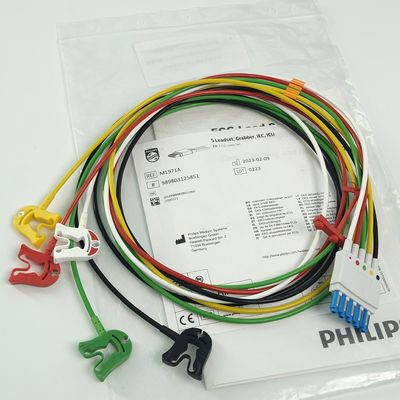 PHILIP Bệnh nhân theo dõi thiết bị y tế tiêu thụ CBL 5 Leadset Grabber IEC ICU REF M1971A 989803125851