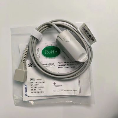 Original Split Adult Finger Clip Blood Oxy Probe được mã hóa 9 Pin DB9 Trapezoidal PN 15-100-0013
