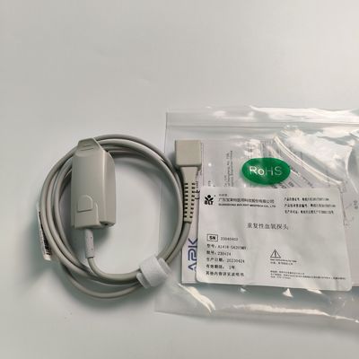 Original Split Adult Finger Clip Blood Oxy Probe được mã hóa 9 Pin DB9 Trapezoidal PN 15-100-0013