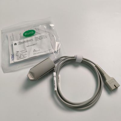 Original Split Adult Finger Clip Blood Oxy Probe được mã hóa 9 Pin DB9 Trapezoidal PN 15-100-0013