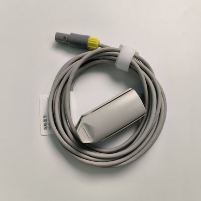 Bộ đệm ngón tay trưởng thành tích hợp Máy thăm dò oxy máu với 5 kim kết nối màu vàng PN 15-100-0010