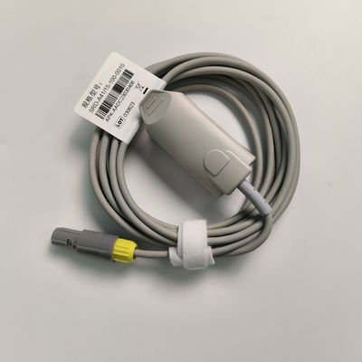 Bộ đệm ngón tay trưởng thành tích hợp Máy thăm dò oxy máu với 5 kim kết nối màu vàng PN 15-100-0010