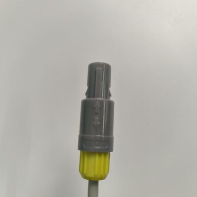 Bộ đệm ngón tay trưởng thành tích hợp Máy thăm dò oxy máu với 5 kim kết nối màu vàng PN 15-100-0010
