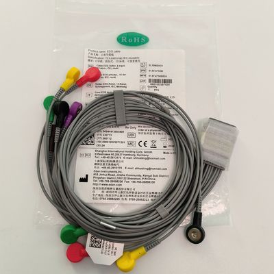 Động lực Holter ECG gốc dây dẫn 12 nút dẫn loại REF EL10NISH01 IPN 01.57.471450