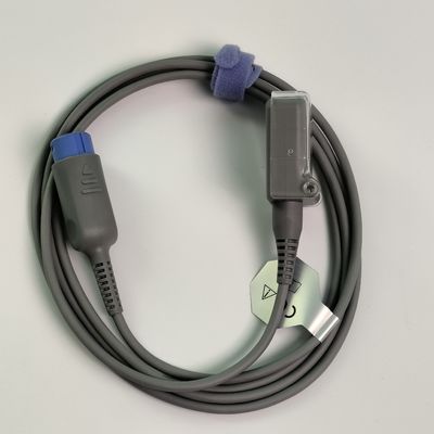 REF SHEC3 Cáp mở rộng oxy máu 2M Đầu tròn màu xanh đơn khe 7 chân L 2,0 mét
