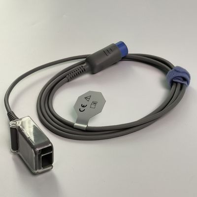 REF SHEC3 Cáp mở rộng oxy máu 2M Đầu tròn màu xanh đơn khe 7 chân L 2,0 mét