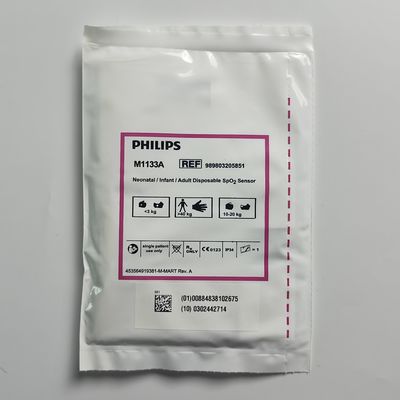 PHILIP Original M1133A Cảm biến SpO2 dùng một lần cho trẻ sơ sinh / trẻ sơ sinh / người lớn REF: 989803128551