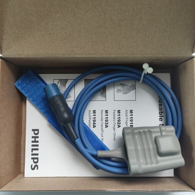 PHILIP Original M1191B Cảm biến SpO2 người lớn tái sử dụng (2m) REF:989803144371