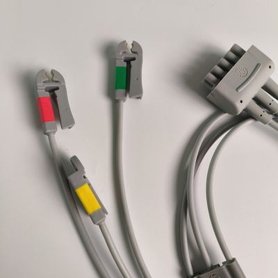 CareFusion GE Original Multi-Link ECG dẫn dây 3-Lead Grabber IEC 74cm / 29in. REF: 412682-003