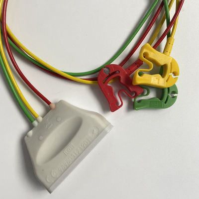 Telemetry Ba dẫn Clamp tiêu chuẩn châu Âu ECG 3 dẫn Grabber IEC Tele REF:989803171901